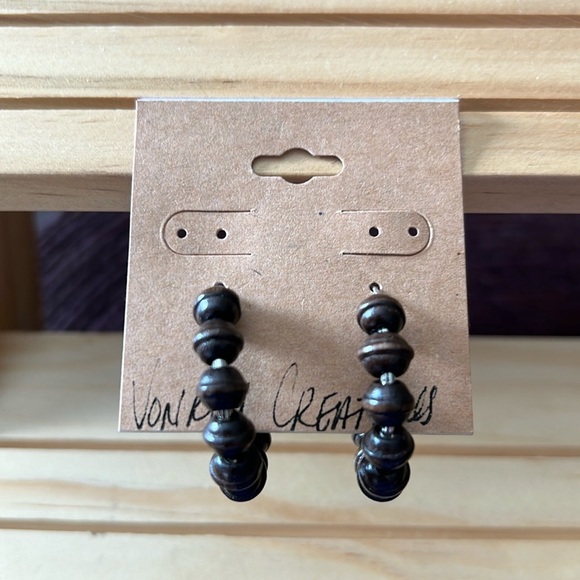 Handmade Hoop Earrings - Picture 1 of 1